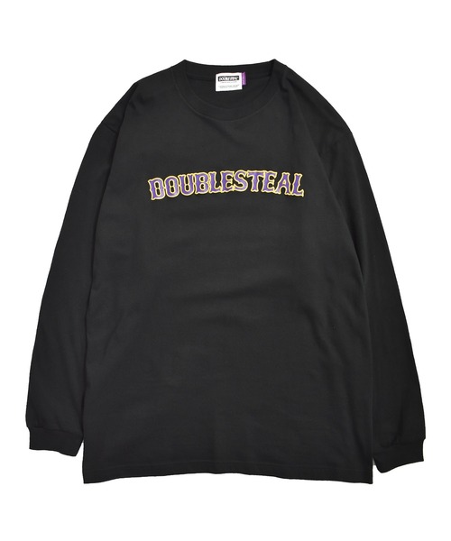 DOUBLE STEAL(ダブルスティール)の「ROUND LOGO 長袖Tシャツ(Tシャツ/カットソー・メンズ・ホワイト×パープル/ブラック×パープル/ブラック×ブルー/ホワイト×ブルー・MEDIUM/LARGE/X-LARGE/XX-LARGE)」の22枚目の写真