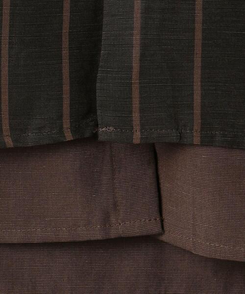 green label relaxing（グリーンレーベルリラクシング）の「OLT＜green label relaxing＞Cu/L/C レイヤード 半袖 シャツ（シャツ/ブラウス・メンズ・ネイビー/ダークブラウン/その他1/その他2/ベージュ・L/M/S）」の19枚目の写真