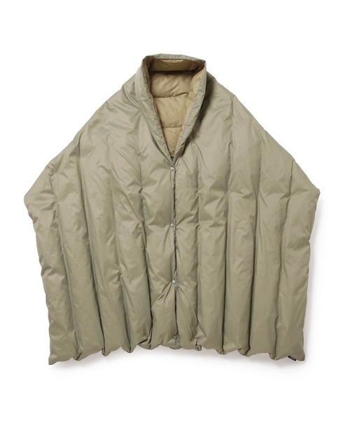 ROPE'（ロペ）の「【シリーズ】【TAION】別注ダウンケープ（その他アウター・レディース・チャコールグレー/カーキ/キナリ・FREE）」の5枚目の写真