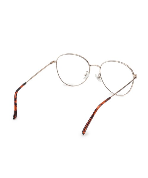 DRESKIP（ドレスキップ）の「◆ティアドロップ型ダテ眼鏡（サングラス・レディース・ブラウン系/ゴールド系3/ブラック・00）」の5枚目の写真