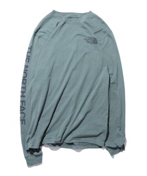 日本未発売 THE NORTH FACE/ザ・ノースフェイス M LS TNF Sleeve Hit Tee ロングスリーブTシャツ ワンポイント ブランドロゴ