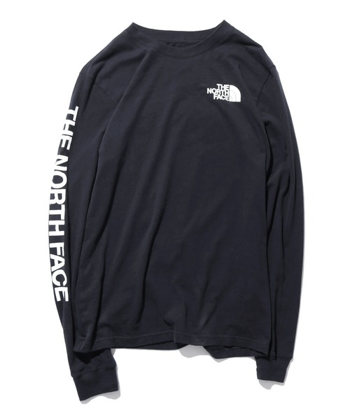THE NORTH FACE(ザノースフェイス)の「日本未発売 THE NORTH FACE/ザ・ノースフェイス M LS TNF Sleeve Hit Tee ロングスリーブTシャツ ワンポイント ブランドロゴ(Tシャツ/カットソー・メンズ・レッド/ベージュ/ブラック/モスグリーン/グレー/ネイビー/マスタード/ホワイト/ダークグレー/ブラック×グレー/ライトグレー/ホワイト系その他・XL/M/L/XXL/S)」の3枚目の写真