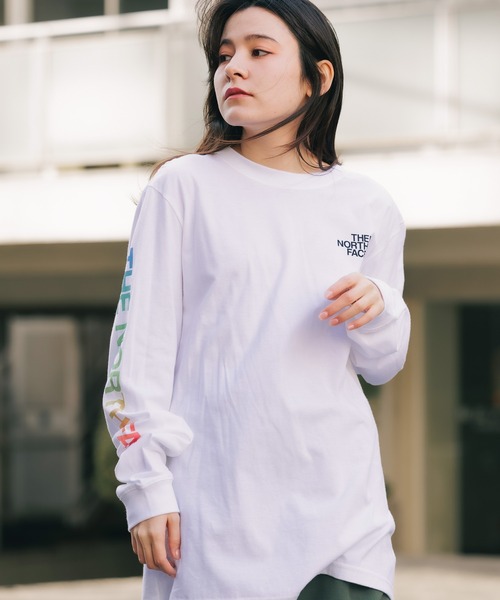THE NORTH FACE(ザノースフェイス)の「日本未発売 THE NORTH FACE/ザ・ノースフェイス M LS TNF Sleeve Hit Tee ロングスリーブTシャツ ワンポイント ブランドロゴ(Tシャツ/カットソー・メンズ・レッド/ベージュ/ブラック/モスグリーン/グレー/ネイビー/マスタード/ホワイト/ダークグレー/ブラック×グレー/ライトグレー/ホワイト系その他・XL/M/L/XXL/S)」の14枚目の写真
