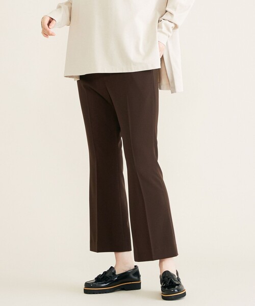 SHARE PARK（シェアパーク）の「【洗える】フレアパンツ（その他パンツ・レディース・ブラック系/ベージュ系/ダークブラウン系・0/1）」の3枚目の写真