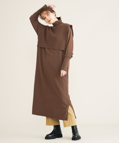 SHARE PARK（シェアパーク）の「【洗える】フレアパンツ（その他パンツ・レディース・ブラック系/ベージュ系/ダークブラウン系・0/1）」の5枚目の写真