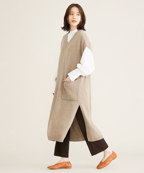 SHARE PARK（シェアパーク）の「【洗える】フレアパンツ（その他パンツ・レディース・ブラック系/ベージュ系/ダークブラウン系・0/1）」の11枚目の写真