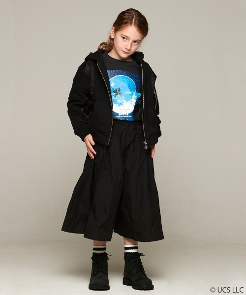 Smoothy（スムージー）の「Smoothy Universal Film Long sleeve Tee / スムージー ユニバーサルフィルム ロングTシャツ（Tシャツ/カットソー・キッズ・ブラック系その他3/スミクロ/ブラック系その他2/ブラック系その他4・LARGE/X-LARGE/MEDIUM/SMALL）」の9枚目の写真