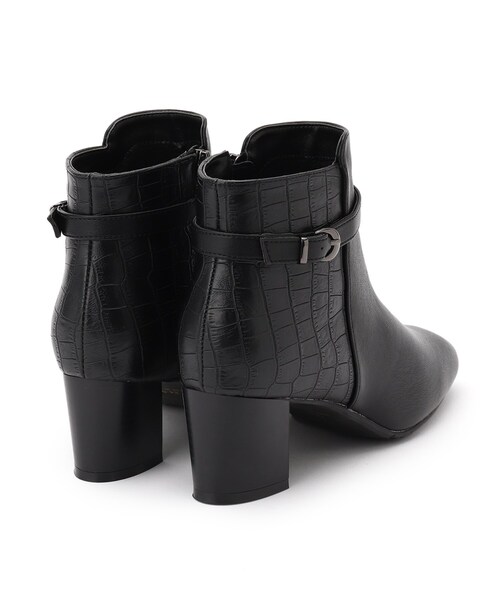 DRESKIP（ドレスキップ）の「◆異素材コンビショートブーツ（ブーツ・レディース・ブラック/ブラウン系・35/45）」の7枚目の写真