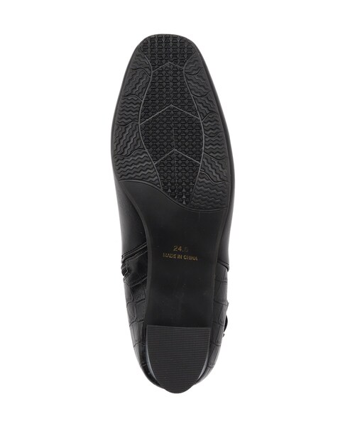 DRESKIP（ドレスキップ）の「◆異素材コンビショートブーツ（ブーツ・レディース・ブラック/ブラウン系・35/45）」の9枚目の写真