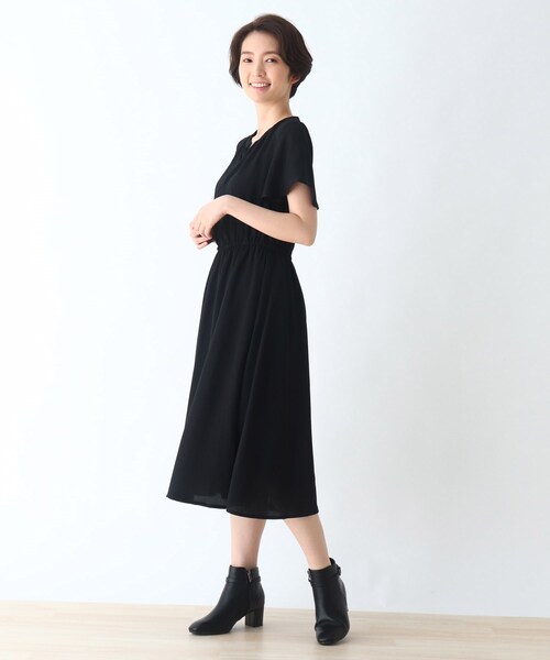 DRESKIP（ドレスキップ）の「◆異素材コンビショートブーツ（ブーツ・レディース・ブラック/ブラウン系・35/45）」の3枚目の写真