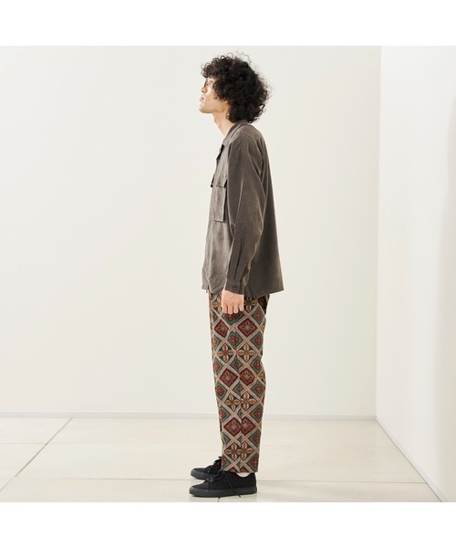 CPCM(シーピーシーエム)の「ピーチ起毛長袖CPOシャツ(シャツ/ブラウス・メンズ・サックスブルー/チャコールグレー/グレイッシュベージュ・MEDIUM/LARGE)」の5枚目の写真