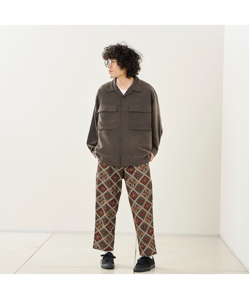 CPCM(シーピーシーエム)の「ピーチ起毛長袖CPOシャツ(シャツ/ブラウス・メンズ・サックスブルー/チャコールグレー/グレイッシュベージュ・MEDIUM/LARGE)」の11枚目の写真