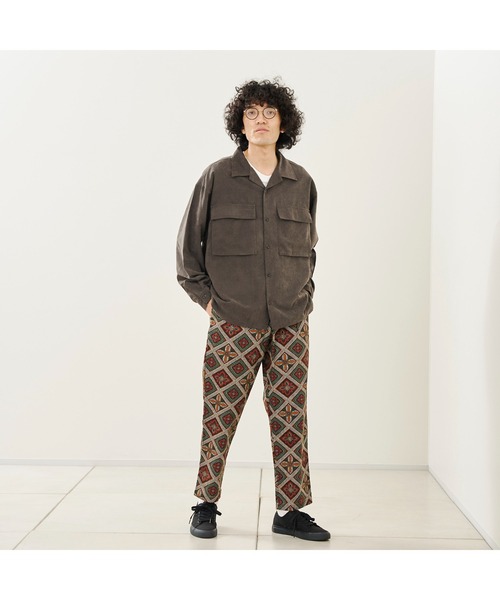 CPCM(シーピーシーエム)の「ピーチ起毛長袖CPOシャツ(シャツ/ブラウス・メンズ・サックスブルー/チャコールグレー/グレイッシュベージュ・MEDIUM/LARGE)」の12枚目の写真