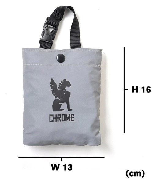 CHROME（クローム）の「CHROM/クローム ショルダーバッグ SAFETY POCKET SHOULDER BAG JP182GY（ショルダーバッグ・メンズ・グレー・13ﾘｯﾀｰ）」の15枚目の写真