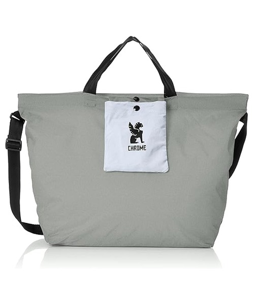 CHROME（クローム）の「CHROM/クローム ショルダーバッグ SAFETY POCKET SHOULDER BAG JP182GY（ショルダーバッグ・メンズ・グレー・13ﾘｯﾀｰ）」の7枚目の写真