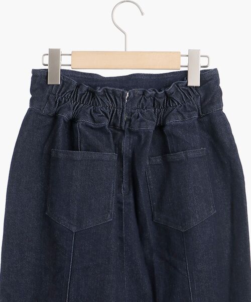 MAJESTIC LEGON（マジェスティックレゴン）の「スリムストレッチIラインスカート（デニムスカート・レディース・ブラック/ネイビー・MEDIUM/SMALL）」の16枚目の写真