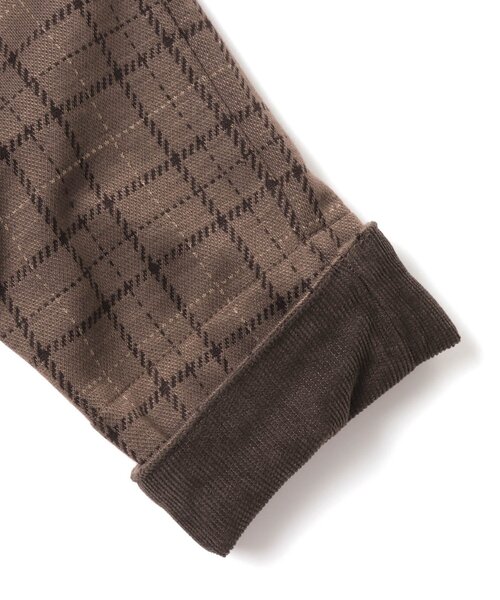 apres les cours(アプレレクール)の「ジャガードチェックパンツ 10分丈(その他パンツ・キッズ・ブラウン/グレー・90/100/110/120/130/140/80)」の8枚目の写真