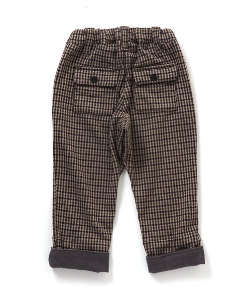 apres les cours(アプレレクール)の「ジャガードチェックパンツ 10分丈(その他パンツ・キッズ・ブラウン/グレー・90/100/110/120/130/140/80)」の14枚目の写真