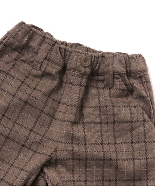 apres les cours(アプレレクール)の「ジャガードチェックパンツ 10分丈(その他パンツ・キッズ・ブラウン/グレー・90/100/110/120/130/140/80)」の15枚目の写真