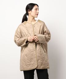 Samansa Mos2 | ノーカラーキルティングブルゾン(ブルゾン)