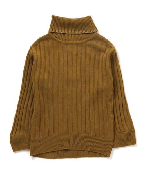 BREEZE（ブリーズ）の「/ラメラインタートルネックニット（ニット/セーター・キッズ・アイボリー/ラベンダー/キャメル/ブラック・100/110/120/90/150/130/140）」の4枚目の写真