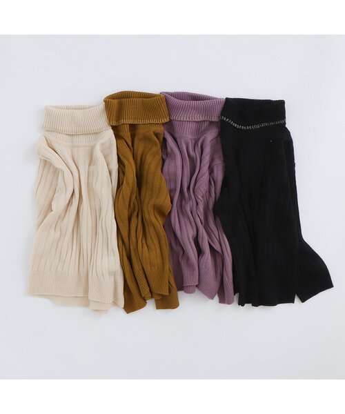 BREEZE（ブリーズ）の「/ラメラインタートルネックニット（ニット/セーター・キッズ・アイボリー/ラベンダー/キャメル/ブラック・100/110/120/90/150/130/140）」の5枚目の写真