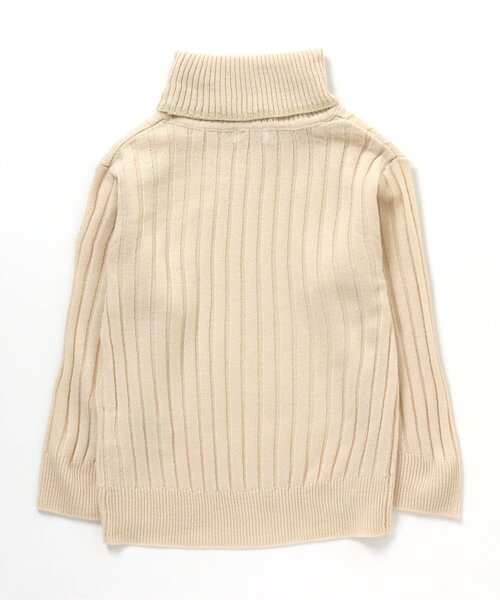 BREEZE（ブリーズ）の「/ラメラインタートルネックニット（ニット/セーター・キッズ・アイボリー/ラベンダー/キャメル/ブラック・100/110/120/90/150/130/140）」の15枚目の写真