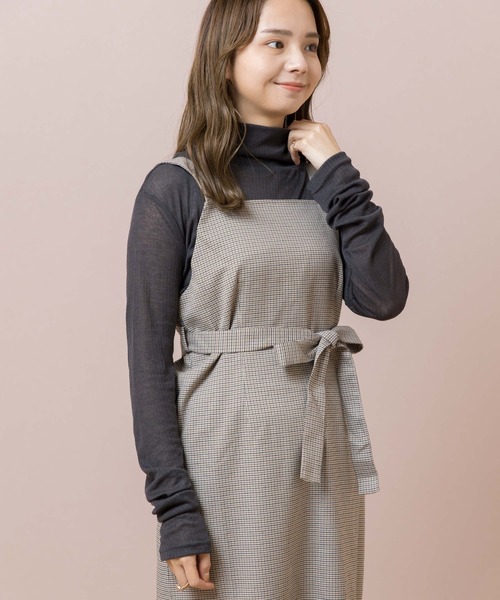 flower（フラワー）の「フェミニンシアータートル（Tシャツ/カットソー・レディース・アッシュグレー/アイボリー・FREE）」の16枚目の写真