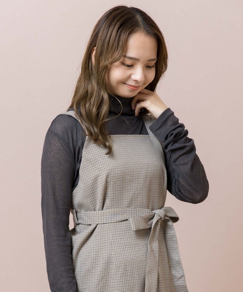 flower（フラワー）の「フェミニンシアータートル（Tシャツ/カットソー・レディース・アッシュグレー/アイボリー・FREE）」の17枚目の写真