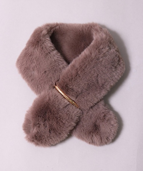 BAYBLO（ベイブロ）の「(CR)【フェイクファー】ゴールド リング ティ