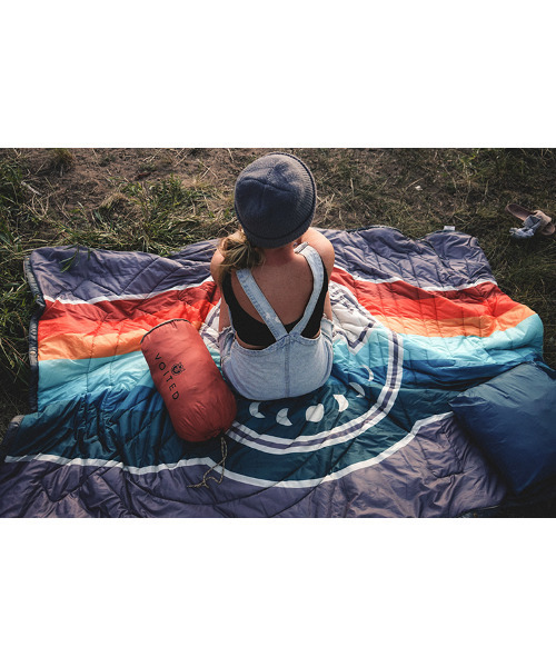 ムラサキスポーツ(ムラサキスポーツ)の「VOITED/ヴォイテッド ブランケット Classic Pillow Blanket BLPBC(アウトドアグッズ・メンズ・ネイビー/カーキ・FREE)」の16枚目の写真