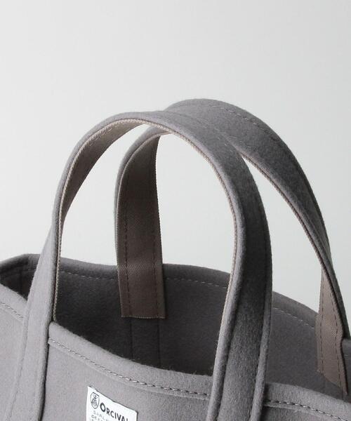 ORCIVAL（オーシバル）の「＜ORCIVAL（オーシバル）＞メルトン トートバッグ S（トートバッグ・レディース・オフホワイト/モカ/ライラック・FREE）」の7枚目の写真
