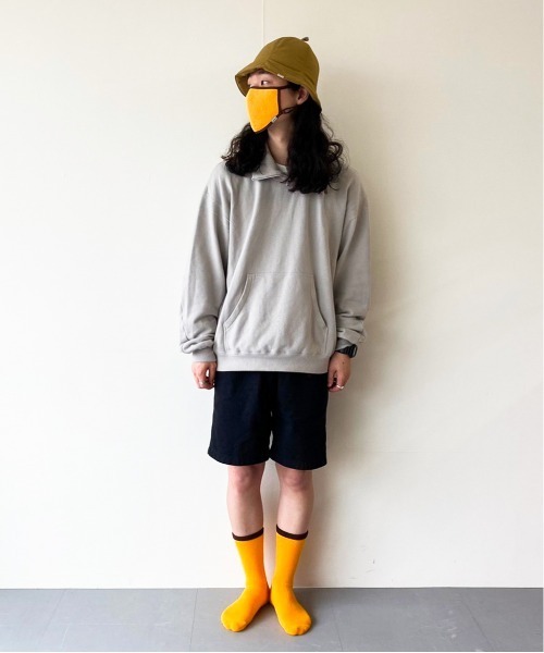 OVERRIDE(オーバーライド)の「OVERRIDE SAUNA MAT SOCKS / オーバーライド(ソックス/靴下・メンズ・オレンジ・MEDIUM/LARGE)」の4枚目の写真