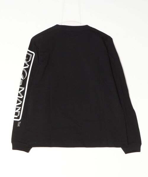 MEDICOM TOY LIFE ENTERTAINMENT（メディコムトイライフエンターテイメント）の「MLE BE@RTEE “PAC-MAN L/S”（Tシャツ/カットソー・メンズ・ホワイト/ブラック・MEDIUM/LARGE/X-LARGE/XX-LARGE/SMALL）」の3枚目の写真