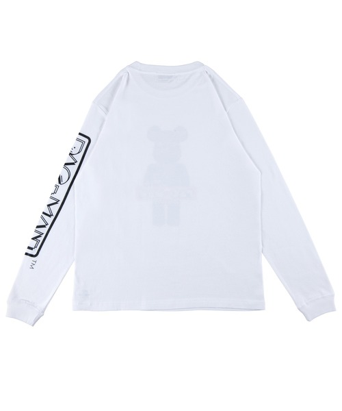 MEDICOM TOY LIFE ENTERTAINMENT（メディコムトイライフエンターテイメント）の「MLE BE@RTEE “PAC-MAN L/S”（Tシャツ/カットソー・メンズ・ホワイト/ブラック・MEDIUM/LARGE/X-LARGE/XX-LARGE/SMALL）」の5枚目の写真
