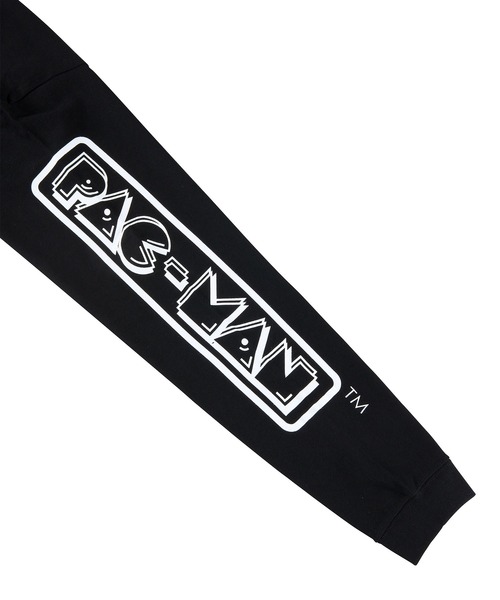 MEDICOM TOY LIFE ENTERTAINMENT（メディコムトイライフエンターテイメント）の「MLE BE@RTEE “PAC-MAN L/S”（Tシャツ/カットソー・メンズ・ホワイト/ブラック・MEDIUM/LARGE/X-LARGE/XX-LARGE/SMALL）」の8枚目の写真