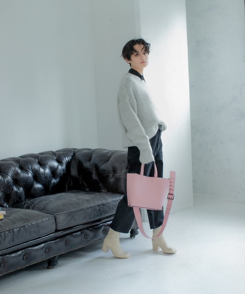 eL(エル)の「【eL】3G Clear Color Pullover/255112(ニット/セーター・レディース・ライトグレー/ピンク/グリーン・FREE)」の13枚目の写真