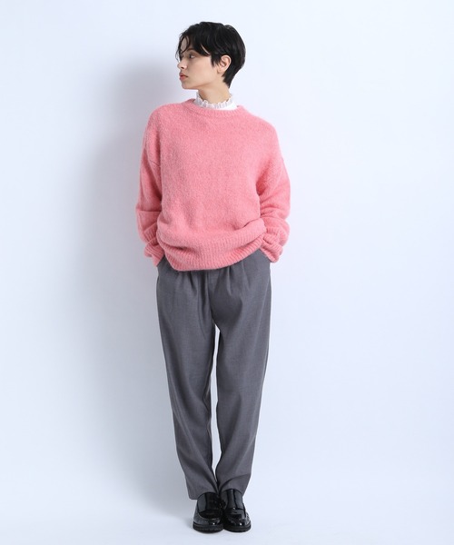eL(エル)の「【eL】3G Clear Color Pullover/255112(ニット/セーター・レディース・ライトグレー/ピンク/グリーン・FREE)」の10枚目の写真