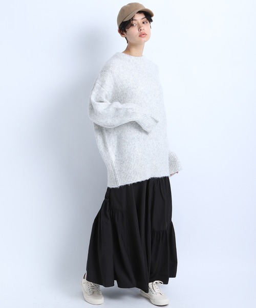 eL(エル)の「【eL】3G Clear Color Pullover/255112(ニット/セーター・レディース・ライトグレー/ピンク/グリーン・FREE)」の18枚目の写真