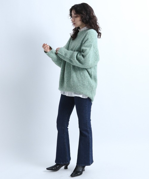 eL(エル)の「【eL】3G Clear Color Pullover/255112(ニット/セーター・レディース・ライトグレー/ピンク/グリーン・FREE)」の20枚目の写真