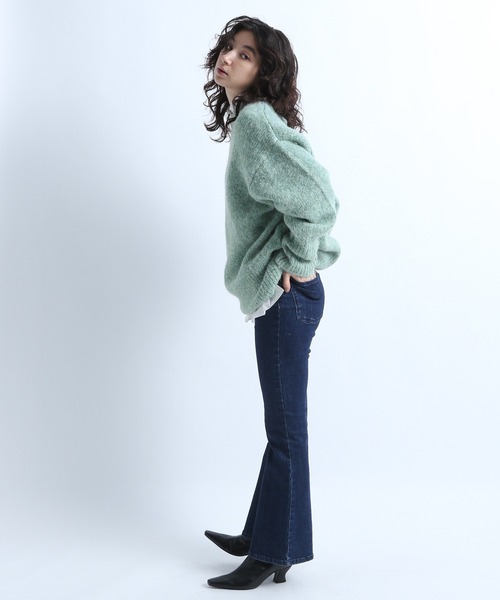 eL(エル)の「【eL】3G Clear Color Pullover/255112(ニット/セーター・レディース・ライトグレー/ピンク/グリーン・FREE)」の11枚目の写真