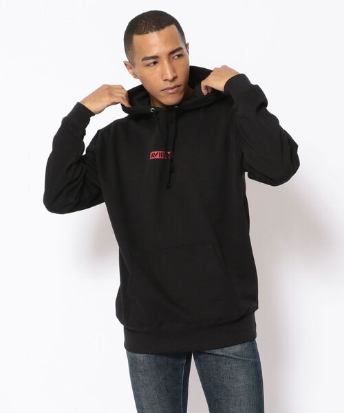 AVIREX（アヴィレックス）の「【直営店限定】バンダナ ボックス ロゴ パーカー / BANDANA PRINT BOX LOGO PARKA Ⅱ / アヴィレックス（パーカー・メンズ・ブラック系その他/ブラック/レッド系その他/レッド・XX-LARGE/X-LARGE/MEDIUM/LARGE）」の19枚目の写真