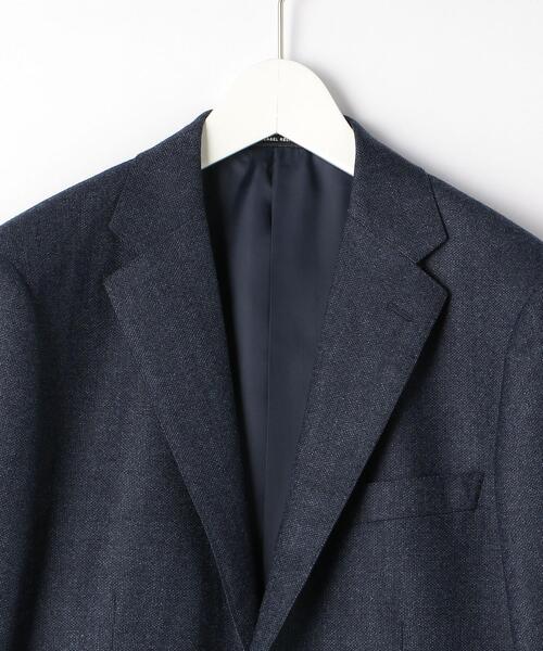 green label relaxing(グリーンレーベルリラクシング)の「<CANONICO(カノニコ)>ミルド織無地 2B S/RV ジャケット(テーラードジャケット・メンズ・ロイヤルブルー/ダークグレー・52/46/44/48/42/50)」の4枚目の写真