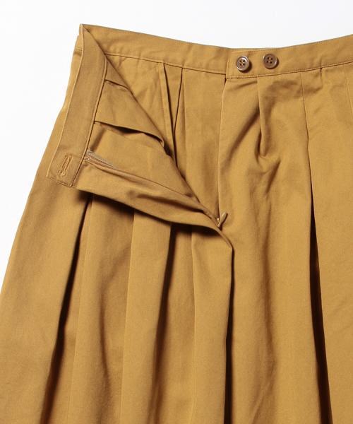 BEAMS BOY（ビームスボーイ）の「【FUDGE5月号掲載】BEAMS BOY / チノプリーツ スカート（スカート・レディース・カーキ/ネイビー・ONE SIZE）」の7枚目の写真