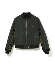 WOOL BOMBER JACKET L