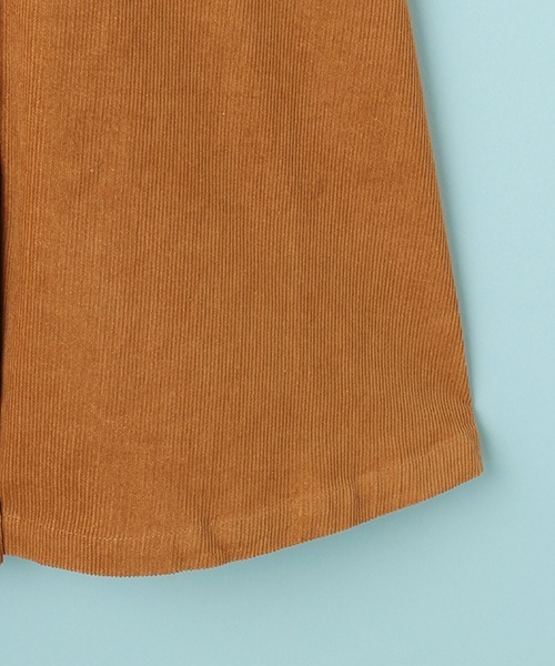 Lindsay（リンジィ）の「細見え前釦ジャンパースカート（ジャンパースカート・キッズ・ブラウン/アイボリー・L/M）」の7枚目の写真