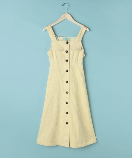 Lindsay（リンジィ）の「細見え前釦ジャンパースカート（ジャンパースカート・キッズ・ブラウン/アイボリー・L/M）」の15枚目の写真