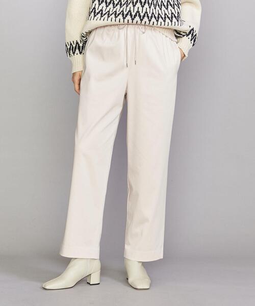 BEAUTY&YOUTH UNITED ARROWS（ビューティーアンドユースユナイテッドアローズ）の「BY サテンドローストイージーパンツ -ウォッシャブル-（その他パンツ・レディース・オフホワイト/ブラック/オレンジ・L/M/S）」の2枚目の写真