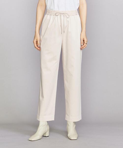BEAUTY&YOUTH UNITED ARROWS（ビューティーアンドユースユナイテッドアローズ）の「BY サテンドローストイージーパンツ -ウォッシャブル-（その他パンツ・レディース・オフホワイト/ブラック/オレンジ・L/M/S）」の6枚目の写真