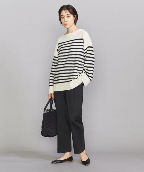 BEAUTY&YOUTH UNITED ARROWS（ビューティーアンドユースユナイテッドアローズ）の「BY サテンドローストイージーパンツ -ウォッシャブル-（その他パンツ・レディース・オフホワイト/ブラック/オレンジ・L/M/S）」の11枚目の写真